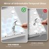 imageVESAUR Large Vanity Mirror with Lights Hollywood Makeup Mirror with 15 Dimmable Bulbs 3 Light Colors Detachable 1X10X15X Magnification USBTypeC Dual Power Tabletop ampampWall Mount Senior Aluminum