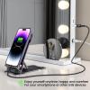 imageVESAUR Large Vanity Mirror with Lights Hollywood Makeup Mirror with 15 Dimmable Bulbs 3 Light Colors Detachable 1X10X15X Magnification USBTypeC Dual Power Tabletop ampampWall Mount Senior Aluminum